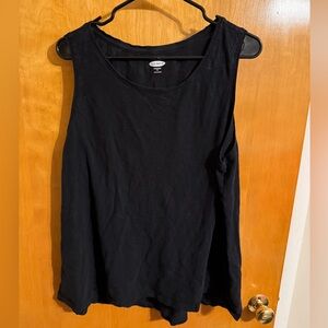 old navy black everywear tank XL